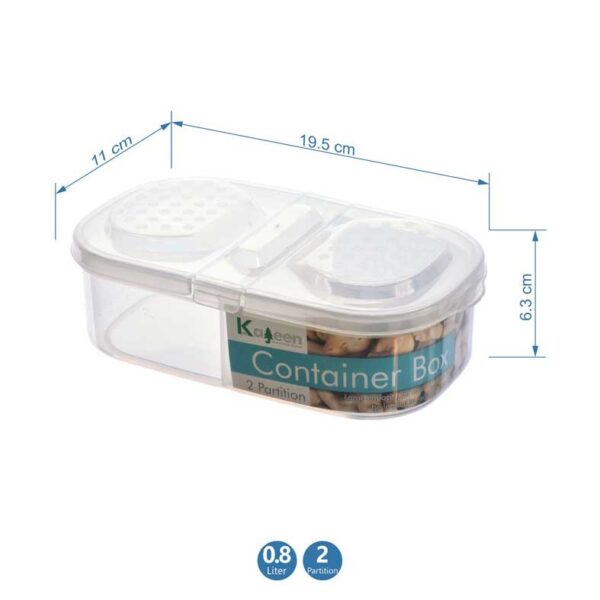 ظرف نگهدارنده کاجین مدل دو قلو  container box1